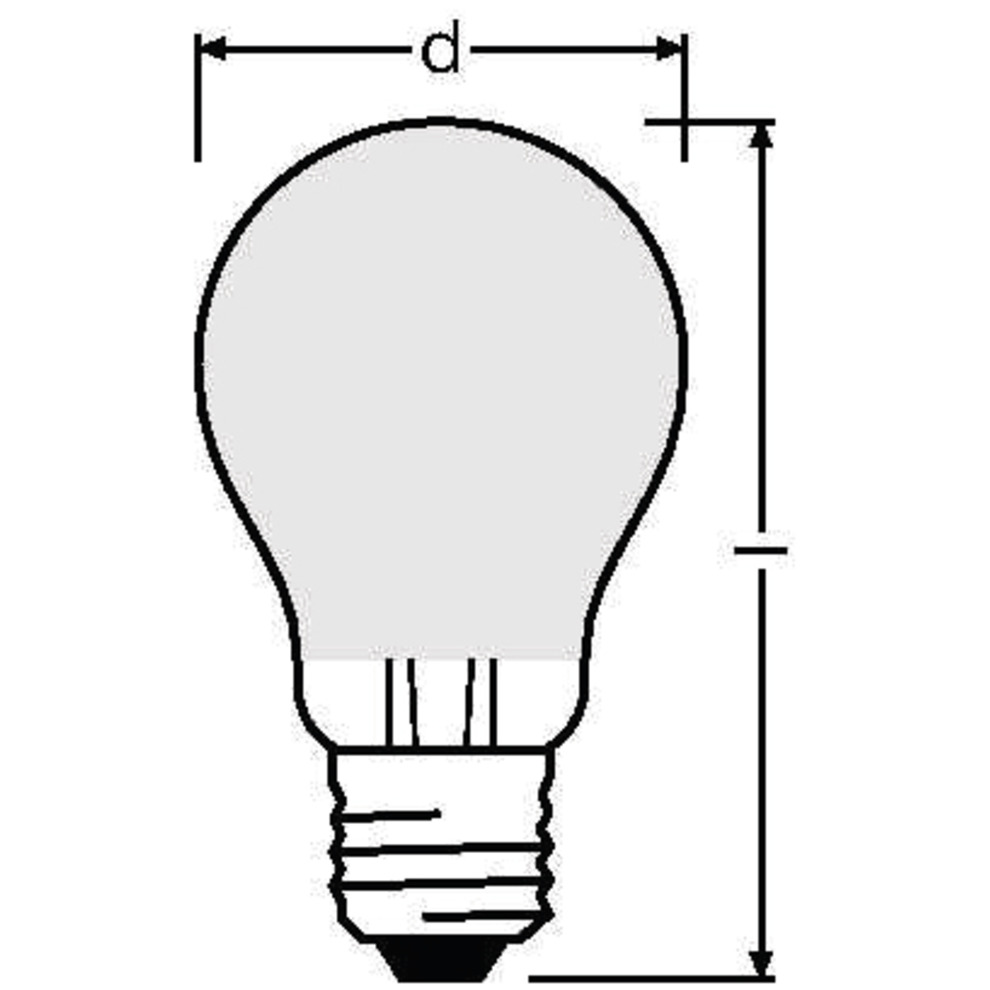 Produktbild Ledvance LED-Retrofit Klassische Kolbenform CLAS A