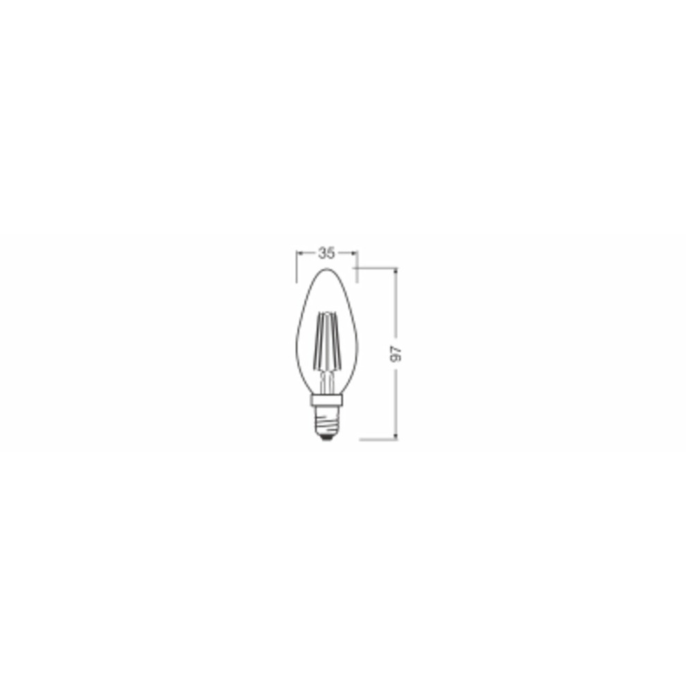 Produktbild Ledvance LED-Retrofit Kerzenform CLAS B P